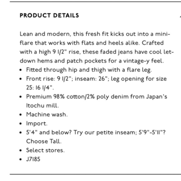 Madewell Bootcut jean⏺ - Picture 6 of 10